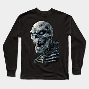 monstrous skeleton face Long Sleeve T-Shirt